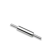 Lacor 67140-Rodillo de amasar, Inoxidable, Teiera in Acciaio Inox 18/10, Inossidabile, Argento, 20 cm (Uso) - 40 cm (Total)
