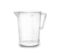 Lacor - 67214 - Caraffa graduata, misurino, misuratore dei liquidi, acciaio inox, senza BPA, 20 cm, 5 l