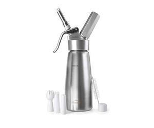 Lacor 68405- Sifone Panna o,5 lt Inox + Cappuccio in plastica