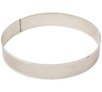 LACOR 68550 - Stampo ad anello tondo perforato 20x3,5cm Acciaio Inox. | Realizzato in acciaio inossidabile alimentare; alta resistenza alla corrosione e usura quotidiana in cucina