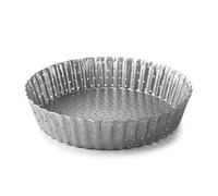 Lacor - 68788 - Tortiera Crostata, Stampo Crostata, Stampo Riccio Alti, Forato, Acciaio al Carbonio, Senza PFOA, Antiaderente, Adatto al Forno, Adatto al Congelatore, 24 cm