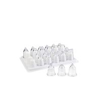 Lacor 68994 - Set 24 pezzi di ugelli acrilici per pasticceria