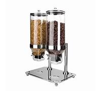 Lacor 69023 - Distributore doppio di cereali con base da 10 litri