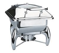 Lacor 69093 - Chafing Dish Luxe GN 1/2, acciaio inossidabile, 4 L