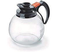 Lacor 69273 - Brocca di vetro per caffè 1,8 litri - Trasparente