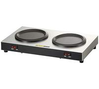Lacor 69282 - Piastra riscaldante doppia a tanica da caffè, 180 W