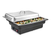 Lacor 69336 Chafing Dish elettrico, 900 W, 8'50 litri, acciaio inox