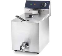 Lacor 69468 Friggitrice Elettrica con Rubinetto Professionale 8L 3250W Acciaio Inox