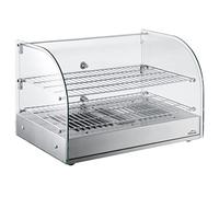 LACOR 69604 Vetrina Termica, espositore per Alimenti, Vetro Inox, 800 W, capacità: 45 l, termostato Regolabile: 30°C-90°C, Acciaio Inossidabile Cristallo, Trasparente