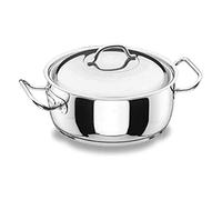 Lacor 72032 - Casseruola professionale con Coperchio 32 cm Acciaio Inox