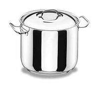 Lacor 72125 - Vaso super alto con Coperchio professionale 24 cm acciaio