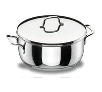 Lacor 90028 - Casseruola con Coperchio 28 Gourmet Acciaio Inox