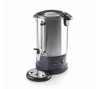 LACOR Caffettiera Trickler, Caffettiera Percolatore, con 2 Sistemi di Riscaldamento Autonomi, Acciaio Inox, Capacità 6 L, 1500W, 69486