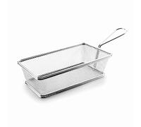 Lacor Cestino Rettangolare, Acciaio Inox, Grigio, 21 cm