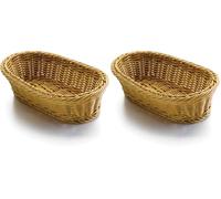 LACOR-Cesto da pane ovale 28 x 16 x 8 cm (Confezione da 2)