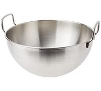 Lacor Chef Inox Ciotola da Cucina con Manici, Grigio, 32 cm
