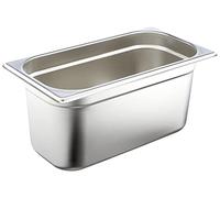 Lacor Contenitore Inox GN 1/3, Acciaio Inossidabile, Argento, 176 x 325 x 150 mm