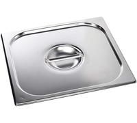 Lacor - Coperchio per contenitore GN 2/3 INOX in acciaio inox, 30 x 30 x 30 cm