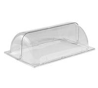 Lacor 66907P-Tapa Roll Top policarbonato, GN 1/1 Coperchio, Acciaio Inossidabile