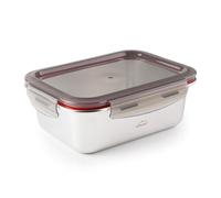 Lacor Ecoinox - Contenitore rettangolare in acciaio inossidabile per microonde da 1,8 l
