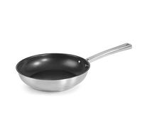 LACOR Foodie Padella in Acciaio Inox 18/10, Padella Antiaderente, Compatibile con Tutti i Tipi di Fornelli e Forno, Ecologica, Priva di PFOA, Acciaio Inox, 20 cm