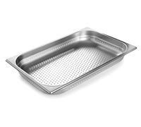 Lacor GN 66517Z - Secchio forato 2/3, acciaio inossidabile, 530x325 mm, 13'60 L