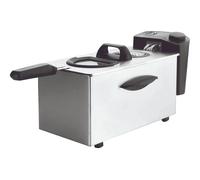 LACOR LCR-69135 FRIGGITRICE, capacità 3,5 l, Max potenza 2000 W a 190 °C, Argento, Nero