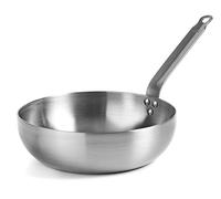 Lacor SARTEN Honda Padella Profonda Ferrum, Ferro, Senza Antiaderente, Ø 28 cm, Metallo, Grigio, 0.79 cm