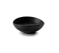 Lacor-Piatto ovale in melamina 24 x 20 x 7 cm nero
