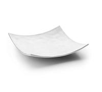 Lacor-Piatto quadrato in melamina, colore: bianco 25 x 25 x 5 cm