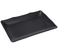 Lacor Piatto rettangolare in melamina - Nero 25 x 17 x 3 cm