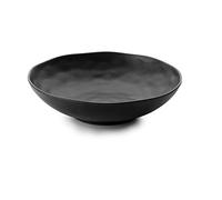 Lacor-Piatto rotondo in melamina, 8 cm, diametro 31 cm nero
