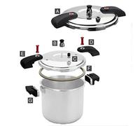 Lacor R71814 - Accessorio per pentola a pressione, colore argento