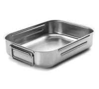 Lacor Rustidera Teglia con Manici, Grigio, 40 x 27 x 8 cm