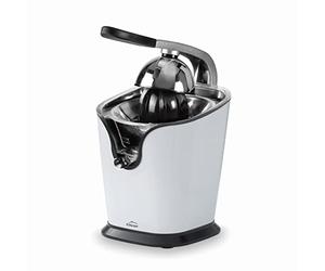 Lacor Spremiagrumi a Leva Vitally White, Spremiagrumi Manuale, Sistema Antigoccia, Acciaio Inox 18 e 10, Leva Ergonomica, 19.5x29x29 cm, 69231