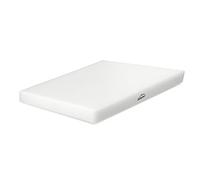 Lacor Tagliere in polietilene, Acciaio Inossidabile, Bianco, 32.5L x 3W cm
