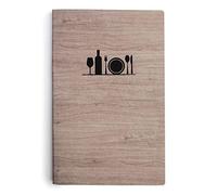 Lacor Veermer collection 28501 - Porta menù morbido realizzato in Simil-Pelle con vite interna, Termosaldato di colore nero, 18x28,5 cm