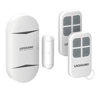 LACORAMO Sensore Di Allarme Per Porte e Finestre 130db Con 2 Telecomandi,2 Batterie,Allarme Per Ingresso Magnetico Senza Fili Per Protezione Bambini,Casa,Frigorifero,Negozio (1 Allarme 2 Telecomandi)