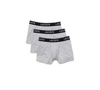 Boxer sportivi da uomo Lacoste Casual Cotton Stretch Boxer 3P - Grigio M
