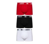 Lacoste - 3-Pack Boxer in Cotone Elasticizzato - - Underwear - Uomo - Nero - XS