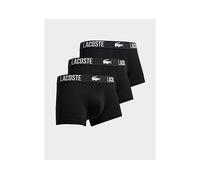 Lacoste 3-Pack Croc Trunks, Nero S