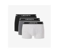 Lacoste 3-Pack Stretch Cotton Boxer da Uomo Argent Chine/Lauze-Noir S