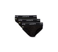 Boxer sportivi da uomo Lacoste Cotton Stretch Casual Briefs 3P - Nero S