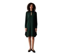 Lacoste - Abito chemisier in crêpe fluido con colletto - - Dresses - Donna - Verde - M
