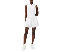 Lacoste abito corto donna con shorts bianco