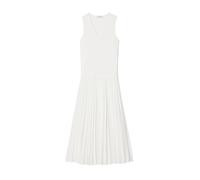 Lacoste - Abito Midi Lungo Senza Maniche Plissettato - -Dresses -Donna -Bianco -3XS
