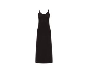 Lacoste - Abito Maxi a Costine in Cotone con Bretelle - - Dresses - Donna - Marrone - S