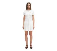 Lacoste - Abito Polo in Piqué Elasticizzato con Gonna a Pieghe - - Dresses - Donna - Beige - S
