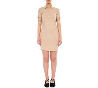 Lacoste - Abito Polo Slim Fit in Piqué Stretch - -Dresses -Donna -Beige -M