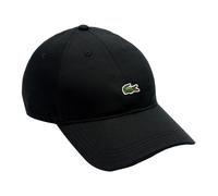 Lacoste, ,Accessories ,Uomo ,Nero ,ONE SIZE Cappello nero non strutturato con piccolo logo